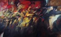/260x160 cm / Mixed media on canvas